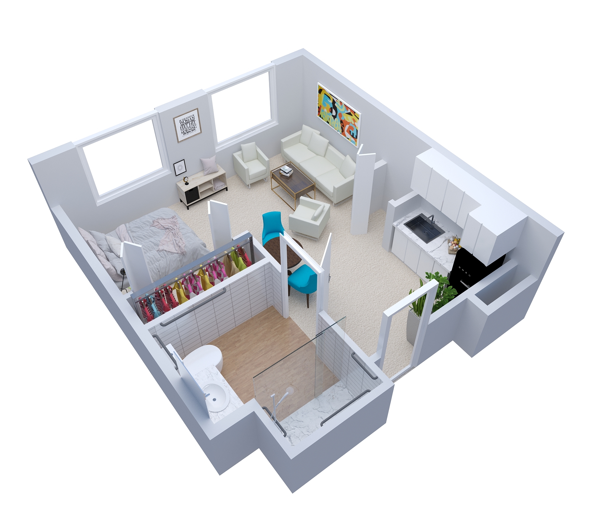 Suite floor plan