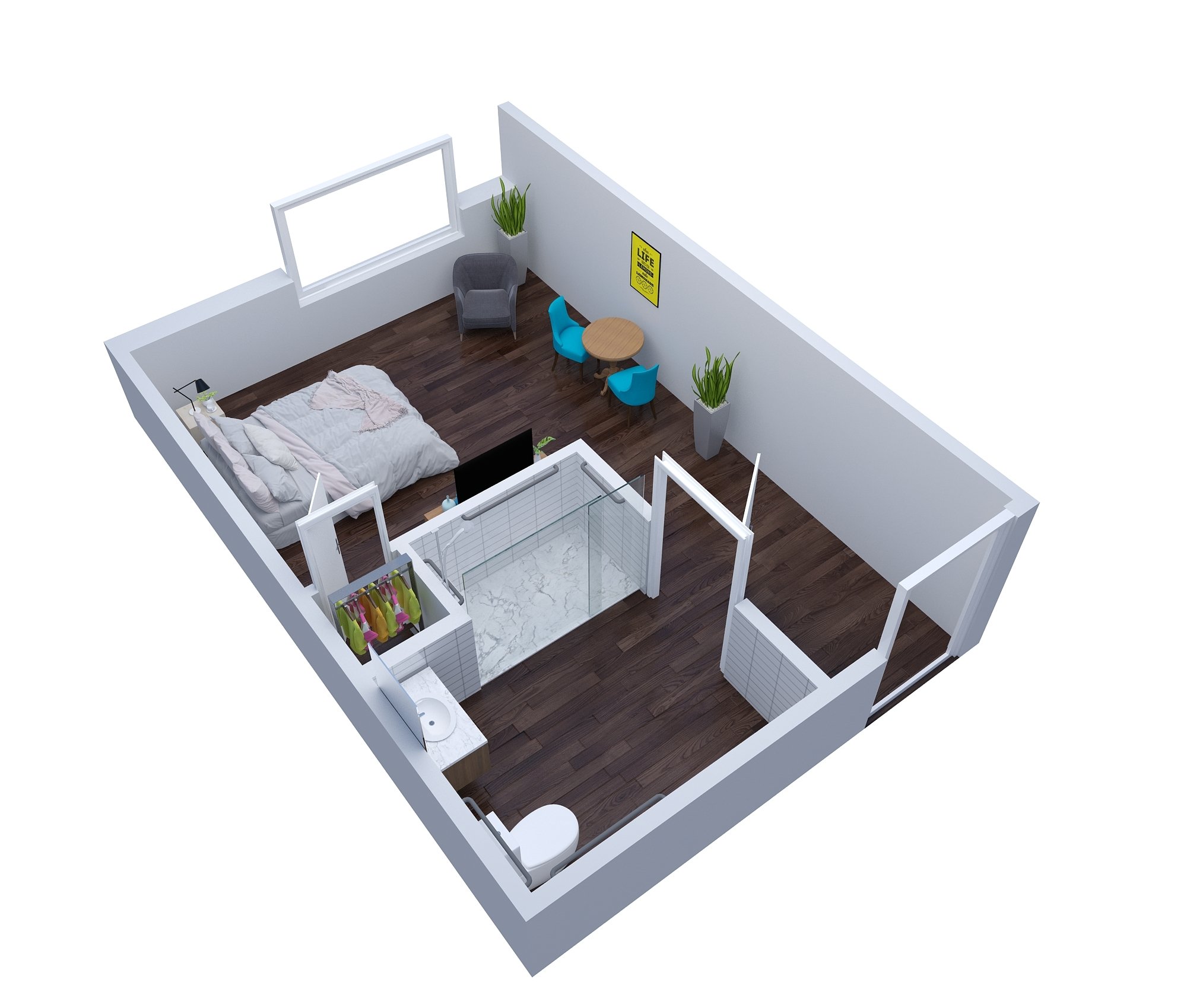 Suite floor plan